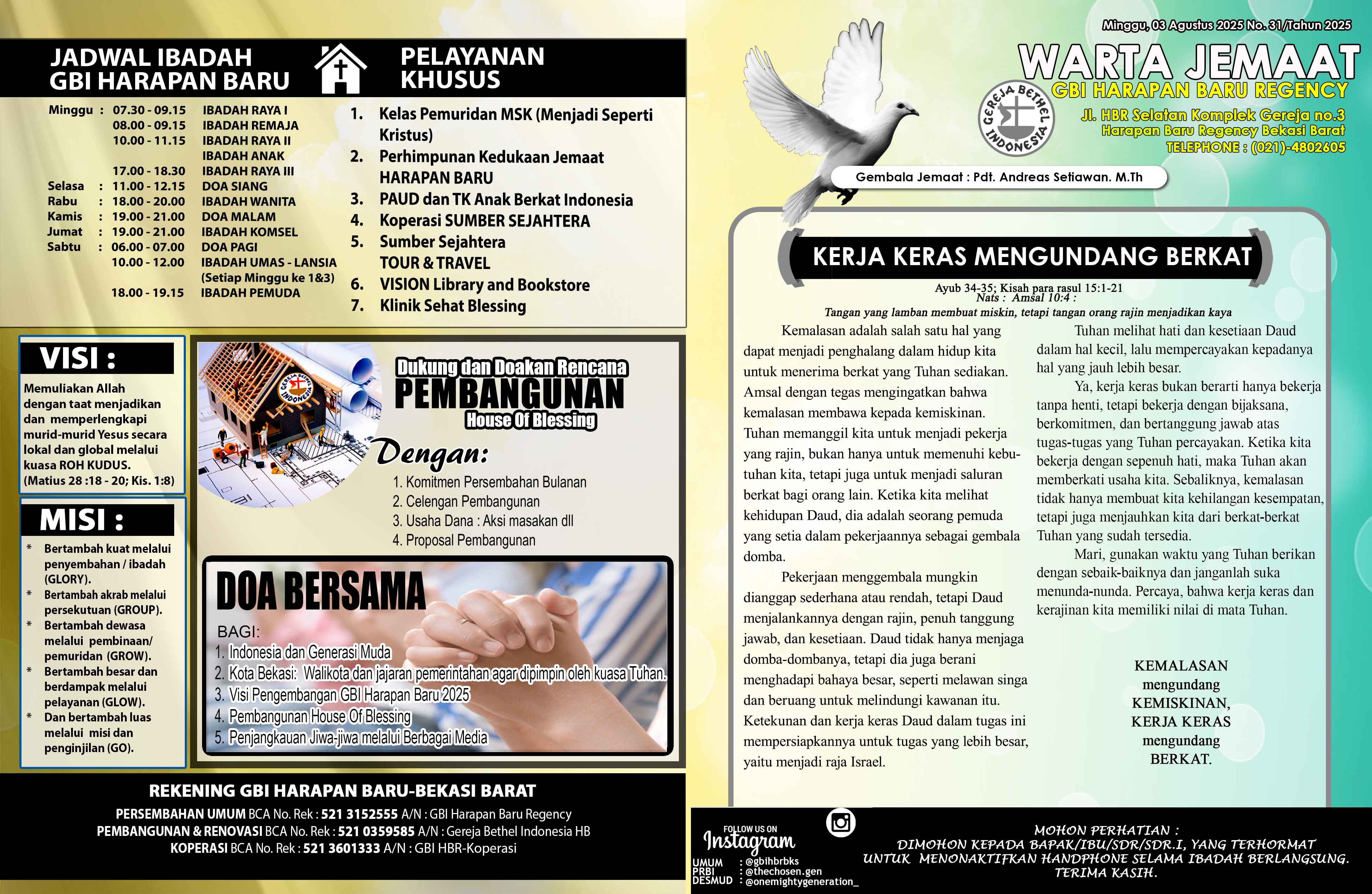 Warta Jemaat GBI Harapan Baru